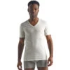 Icebreaker Men's Merino Anatomica Short Sleeve V Neck T-Shirt -Outdoor Clothing Sale 103661104 2