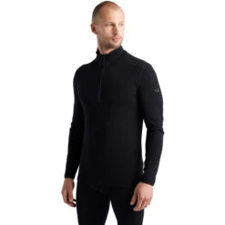 Icebreaker Men's Merino 260 Tech Long Sleeve Half Zip Thermal Top