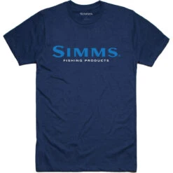 Men's Simms Logo T-Shirt -Outdoor Clothing Sale 12803 195 P 1 Ms Simms Logo Tee Dark Moon Heather Front