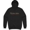 Men's Simms Logo Hoody 1 Men's Simms Logo Hoody -Outdoor Clothing Sale 13456 001 Simms Woodland Logo Hoody Black Front