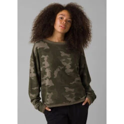 Prana Women's Cozy Up Polmdale Top -Outdoor Clothing Sale 1964461 SAGECAMO 98346657 be24 46db 9bcc 6d5828560346