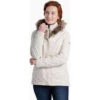 KUHL Women's Ukon Fleece Lined Hoody 1 KUHL Women's Ukon Fleece Lined Hoody -Outdoor Clothing Sale 2201 Ws Ukon Fleece Lined Hoody Ivory Front