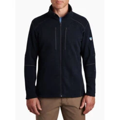 KUHL Men's Interceptr Fleece Jacket -Outdoor Clothing Sale 3183 Interceptr FZ Mutiny Blue Front