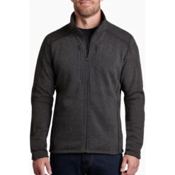 KUHL Men's Interceptr Fleece Jacket -Outdoor Clothing Sale 3183 Interceptr FZ Steel Front