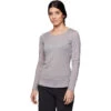 Black Diamond Women's Rhythm Long Sleeve Tee 1 Black Diamond Women's Rhythm Long Sleeve Tee -Outdoor Clothing Sale 752005 1016 W LS RHYTHM TEE PEWTER 01 2