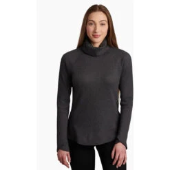KUHL Women's Petra Turtleneck -Outdoor Clothing Sale 8066 Petra Turtleneck Pavement Front
