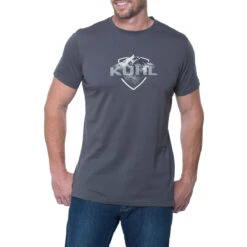 KUHL Men's Born In The Mountains T-Shirt -Outdoor Clothing Sale Born In The Mountains T 7245 Carbon ab04fdac 24f9 47d2 89e3 c68e125b4e35