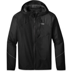 Outdoor Research Men's Helium Rain Jacket 7 Outdoor Research Men's Helium Rain Jacket -Outdoor Clothing Sale F20 M HeliumRainJacket Black 275386 0001