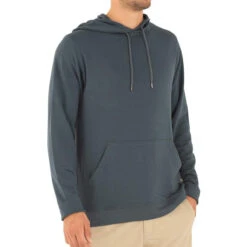 Men's Bamboo Fleece Pullover Hoody -Outdoor Clothing Sale M FleecePullover Hoody BlueDusk 1