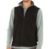 Men's Bamboo Polar Fleece Vest -Outdoor Clothing Sale M PolarFleece Vest Black 1