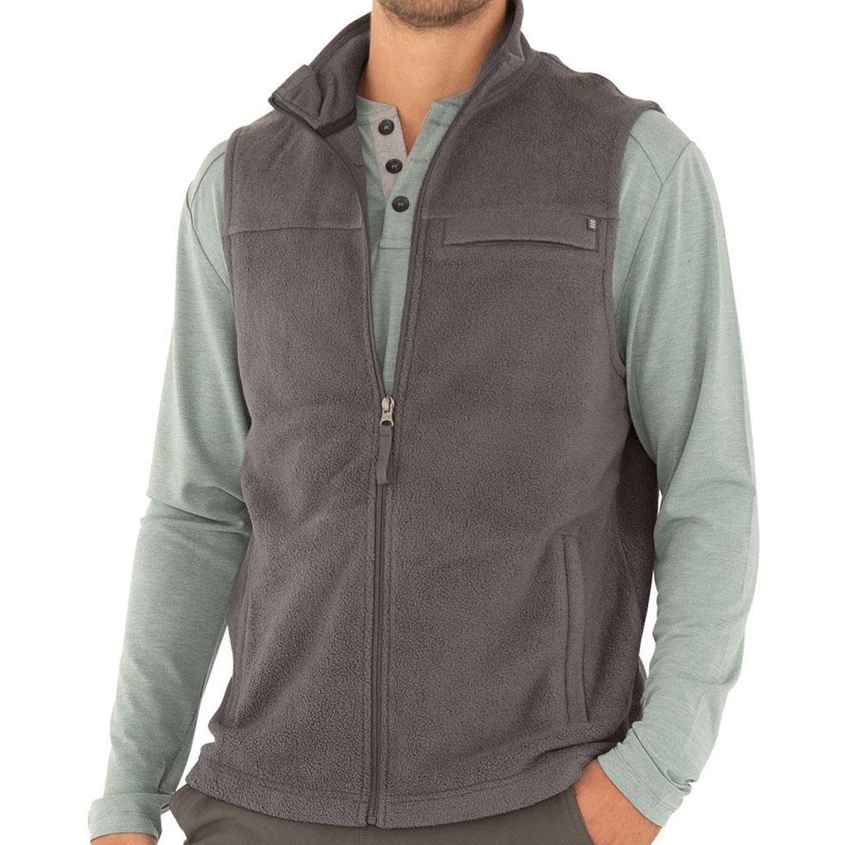 Men's Bamboo Polar Fleece Vest 4 Men's Bamboo Polar Fleece Vest - Image 2