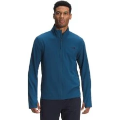 The North Face Men's Treadway Hybrid FutureFleece Full Zip -Outdoor Clothing Sale NF0A5GAN BH7 hero