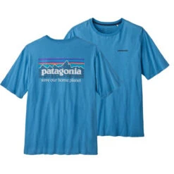 Patagonia Men's P-6 Mission Organic T-Shirt -Outdoor Clothing Sale POS WBS23 37529 APBL