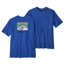 Patagonia Men's Line Logo Ridge Pocket Responsibili-Tee -Outdoor Clothing Sale POS WBS23 38511 BBSD