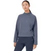 On Running Women's Crew Neck -Outdoor Clothing Sale Small PNG SS21 Crewneck Dark W Pack Shot 1 1