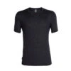 Icebreaker Men's Cool-Lite Sphere Short Sleeve Crewe -Outdoor Clothing Sale Sphere Ss Crewe 104570 Black Heather ae6cb56e 044a 46bd bce3 c774515c63fa