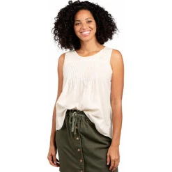 Women's Willet Pintuck Tank -Outdoor Clothing Sale T1002104 Egret 1
