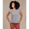 Women's Rufflita II Tee -Outdoor Clothing Sale T1112011 True Navy Stripe