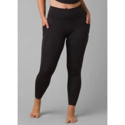 Prana Women's Becksa 7/8 Legging -Outdoor Clothing Sale W41180589 BLACKHEATHER