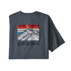 Patagonia Men's Line Logo Ridge Pocket Responsibili-Tee -Outdoor Clothing Sale WBF21 38511 PLGY