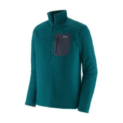 Patagonia Men's R1 Air Zip-Neck -Outdoor Clothing Sale WBF21 40245 DBGR
