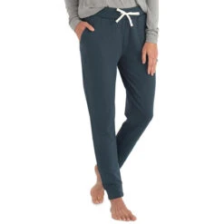 Women's Bamboo Fleece Jogger -Outdoor Clothing Sale W Fleece Jogger BlueDusk 1