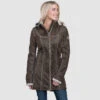 KUHL Women's Dani Sherpa Trench -Outdoor Clothing Sale Womens Dani Sherpa Trench 2110 Oak