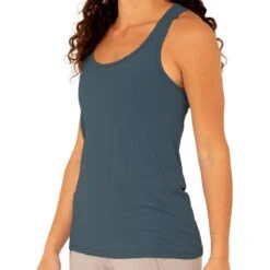 Women's Bamboo Motion Racerback Tank -Outdoor Clothing Sale Womens RacerbackTank BlueDusk 1 1