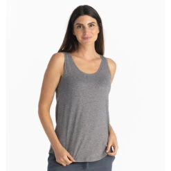 Women's Bamboo Heritage Tank 9 Women's Bamboo Heritage Tank -Outdoor Clothing Sale heritage tank heather flint women 1