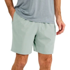 Men's Lined Breeze Short - 7.5" -Outdoor Clothing Sale lined breeze short green haze men bottom 1 2