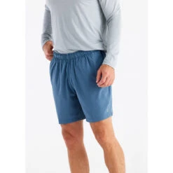 Men's Lined Breeze Short - 7.5" 20 Men's Lined Breeze Short - 7.5" -Outdoor Clothing Sale lined breeze short pacific blue men 1 3